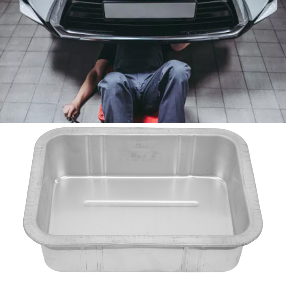 Leak-Free 5L Metal Oil Drain Pan For Automotive Use Portable & Rust-Resistant 6911373659266