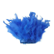 Natural Turkey Feather Trim 1 Yard 1015cm Fluffy Ribbon for Wedding Crafts Sewing Clothing