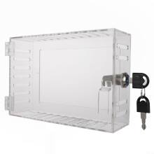 Acrylic Thermostatic Lock Box Clear Design Keeps Controls Visible and Accessible