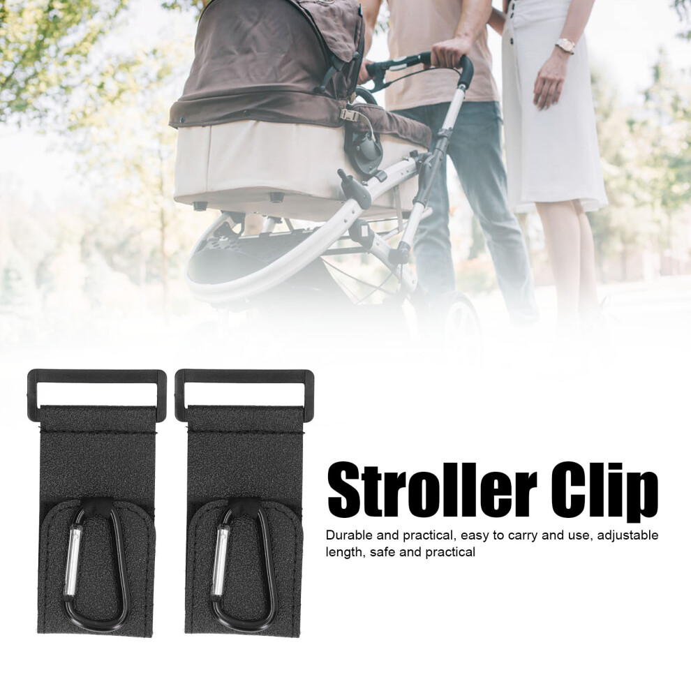2 stücke Schwarz Baby Kinderwagen Haken Mehrzweck