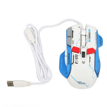 Mouse de gaming RGB Chroma Backlit, cu fir, USB, DPI reglabil până la 12800, design ergonomic cu butoane programabile, compatibil cu Windows