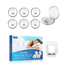Pack of 6 antisnoring nose clips, Anti Nasenklammer Schnarchen, snoring clips