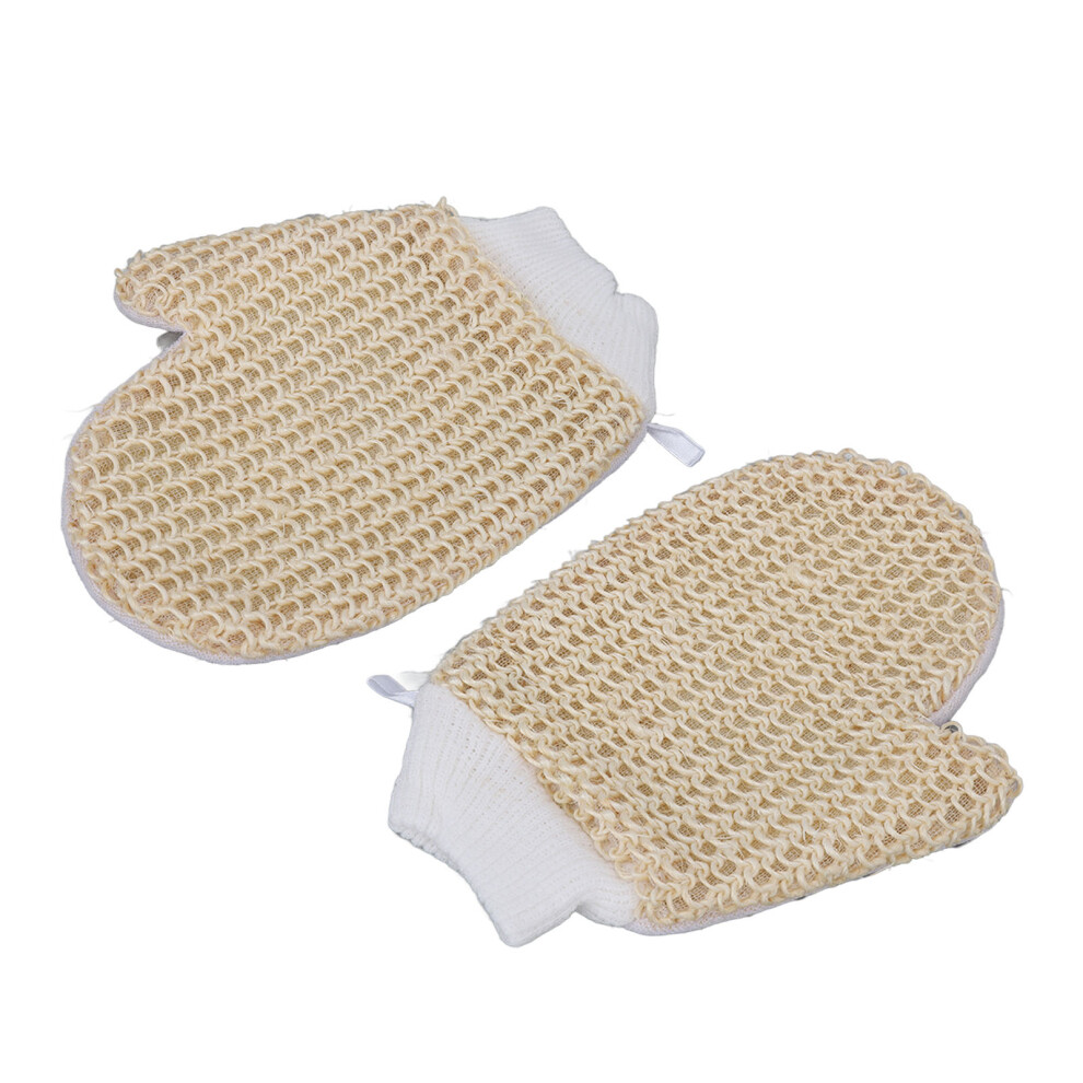 Exfoliating Sisal Bath Glove for Men & Women - Deep Clean & Smooth Skin
