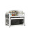 Adjustable Microwave Oven Shelf with Hooks, SpaceSaving Kitchen Storage Rack, White Single Layer 1