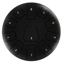 8 Steel Tongue Drum, 11Tone Tambourine with Drumsticks and Fingerpicks for Meditation, Tambourine Instrument I