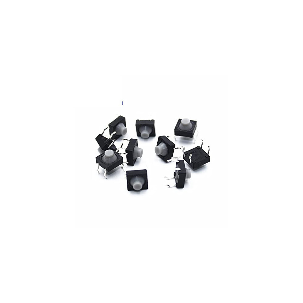 20Pcs/Lot 8X8x5mm 4 Pins Conductive Silicone Soundless Tactile Tact Push Button Micro Switch Selfreset 9426802631661