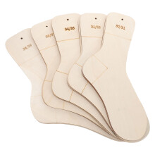 10Stk Holz Sockenschoner Blocker Für Stricken & Häkeln Zuhause Beige