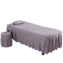 Spa Massage Fitted Sheet for Beauty Salon Table, Bed Skirt, SkinFriendly (Color 2, 80X190)