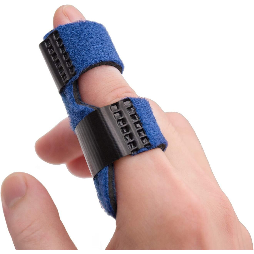 Finger Splint, Universal Finger Straightener With Aluminum Splints And Padded Comfort, Breathable Neoprene Blend For Arthritis And Sport Injuries, Adj