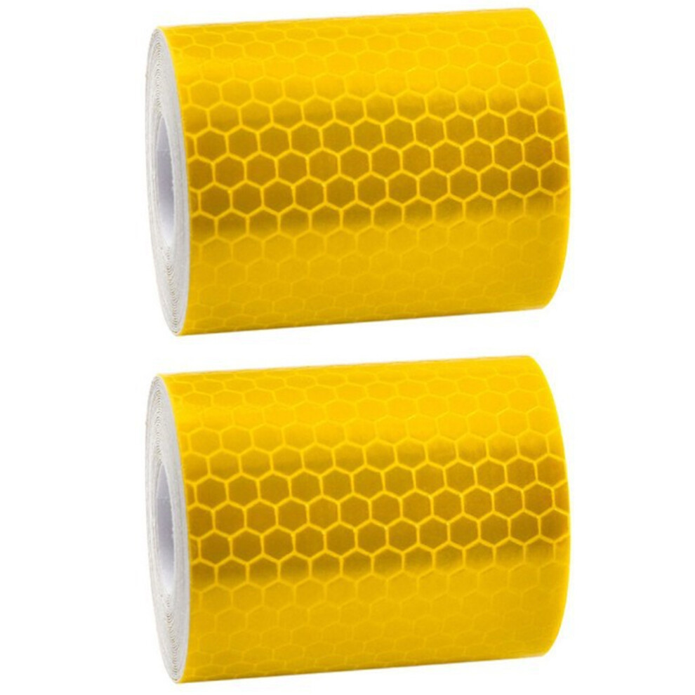 Visibility Enhancer For Transportation, Splendid Workmanship Universal Warning Tape With Strong Light-Reflective Properties, Crystal Grid Reflective F 9463374725459