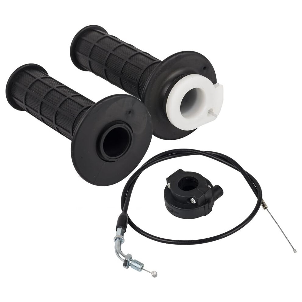 Twist Throttle Accelerator Handle Grips, Ergonomic Design Ensures Smooth Acceleration, Soft Tpr Rubber Offers Comfortable Grip For 50Cc 110Cc 150Cc 25 9463374725909