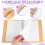 50Sheets White Release Paper Binder Sheets for A5 6-Ring Sticker Album 6