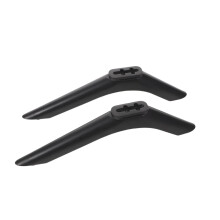 2Stk Schwarze TV-Halterungsfüße Aus ABS Universal Verstellbar