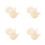 12Stk Weiche Peeling Pads Aus Baumwolle Mit Loofah 4