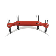 Ergonomic curved scraper with ABS handle and hardened steel blade for professional DIY wall .