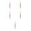 5Pièces Pinceaux Nail Design Double Pointe Bois Silicone Marron 10