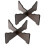 3Pièces Support Tambour Langue Bois Mdf Marron Stable Portable 1