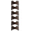3Pièces Support Tambour Langue Bois Mdf Marron Stable Portable 6