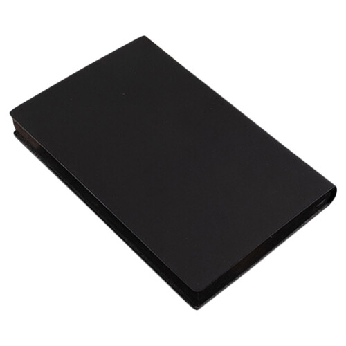 4Pièces Cahier Journal Noir A5, Papier Épais, Usage Portable 2