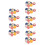 250Pièces Punaises Push Pins Décoratives Multicolores Pour 9