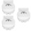3Pièces Adaptateurs Blancs Pour Gouttière Durable 9