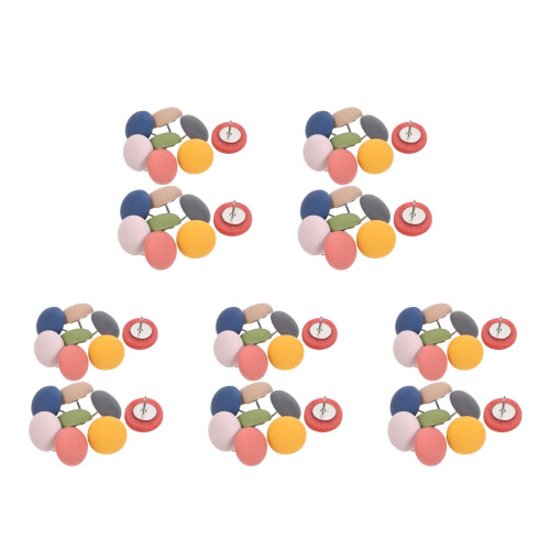 250Pièces Punaises Push Pins Décoratives Multicolores Pour 2