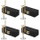 4Pièces Mini Trombone Décor 24K Support Et Étui Coloré 5