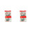 2Pièces Noël Transparent Pet Séparateur Pièce Décor 6