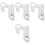 8Pièces Accessoire Réparation Patte Alliage Argent 5