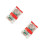 2Pièces Noël Transparent Pet Séparateur Pièce Décor 9