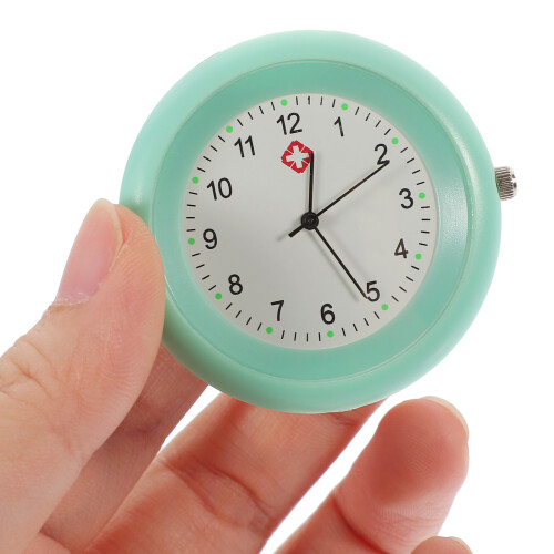 4Pièces Infirmière Clip Vert Métal Portable Pratique 2