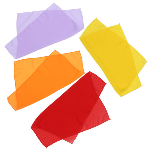 20Pièces Accessoires Magicien Foulards Colorés Faciles À Utiliser