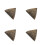 4Pièces Statue Résine Pyramide Décor Égyptien Vintage Collection 5