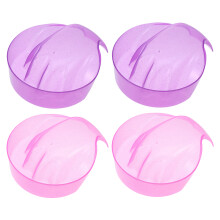 16Pièces Bols Bain Ongles Plastique Antidérapant Pour