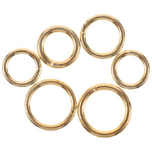 18Pièces Anneaux Nez S925 Argent Ronds Mode