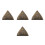 4Pièces Statue Résine Pyramide Décor Égyptien Vintage Collection 9
