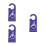 3Pièces Panneaux Parking Handicapé PVC , Usage Extérieur 9