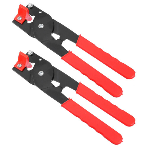 4Pièces Coupe-Carrelage Verre Rouge Pince Précise Résistante 1