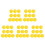 50Pcs Soft Yellow Sponge Balls Interactive Performance and Trick Props 10