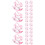 96Pièces Centre De Table À Bascule Rose Baby Shower 6