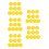 50Pcs Soft Yellow Sponge Balls Interactive Performance and Trick Props 5