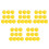 50Pcs Soft Yellow Sponge Balls Interactive Performance and Trick Props 9