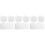 9Pièces Inserts Couches Bébé Absorbants Confortables Blancs 3
