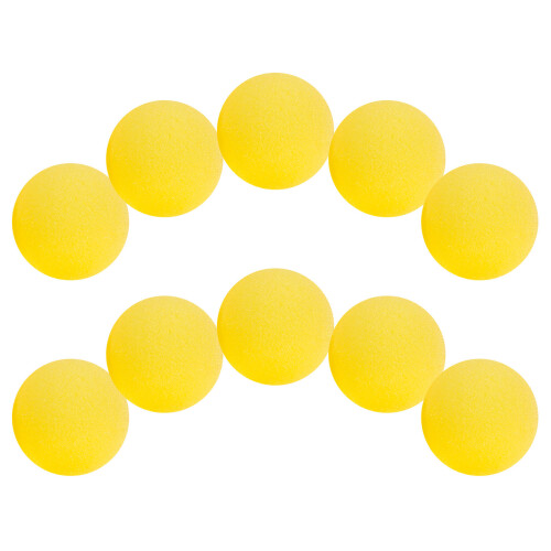 50Pcs Soft Yellow Sponge Balls Interactive Performance and Trick Props 2