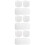 9Pièces Inserts Couches Bébé Absorbants Confortables Blancs 6