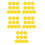 50Pcs Soft Yellow Sponge Balls Interactive Performance and Trick Props 7