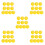 50Pcs Soft Yellow Sponge Balls Interactive Performance and Trick Props 6
