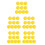 50Pcs Soft Yellow Sponge Balls Interactive Performance and Trick Props 4