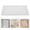 3Pièces Matrice De Découpe Grille Rectangle En Acier Pour Scrapbooking 4