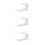 3Pièces Support Casque Gaming Gain De Place Bureau 3